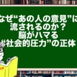 なぜ“あの人の意見”に流されるのか?|脳がハマる“社会的圧力”の正体